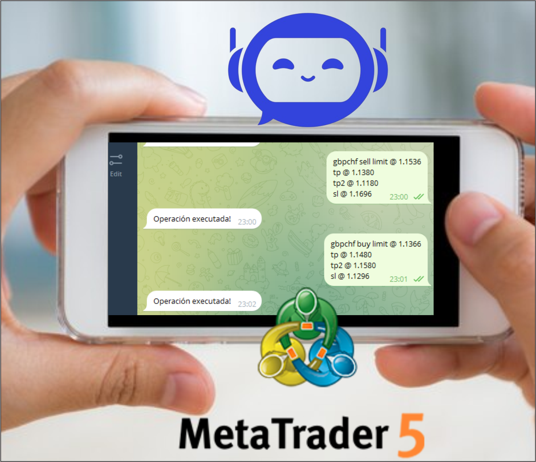 Robot para ejecutar señales vía Telegram MT5